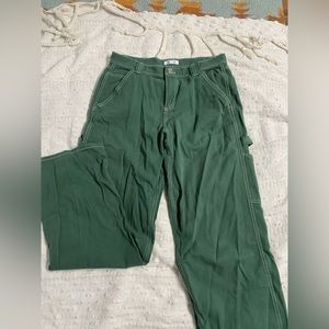 garage green cargo pants